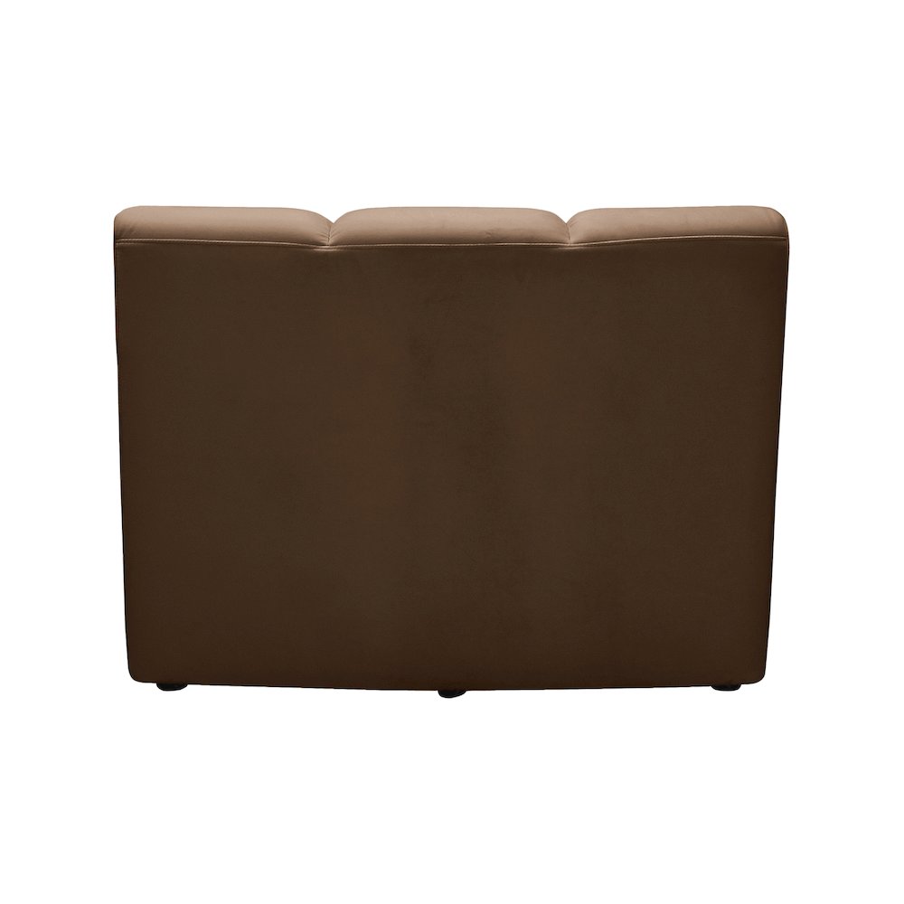 Infinity Brown Velvet Modular Chair. Picture 3