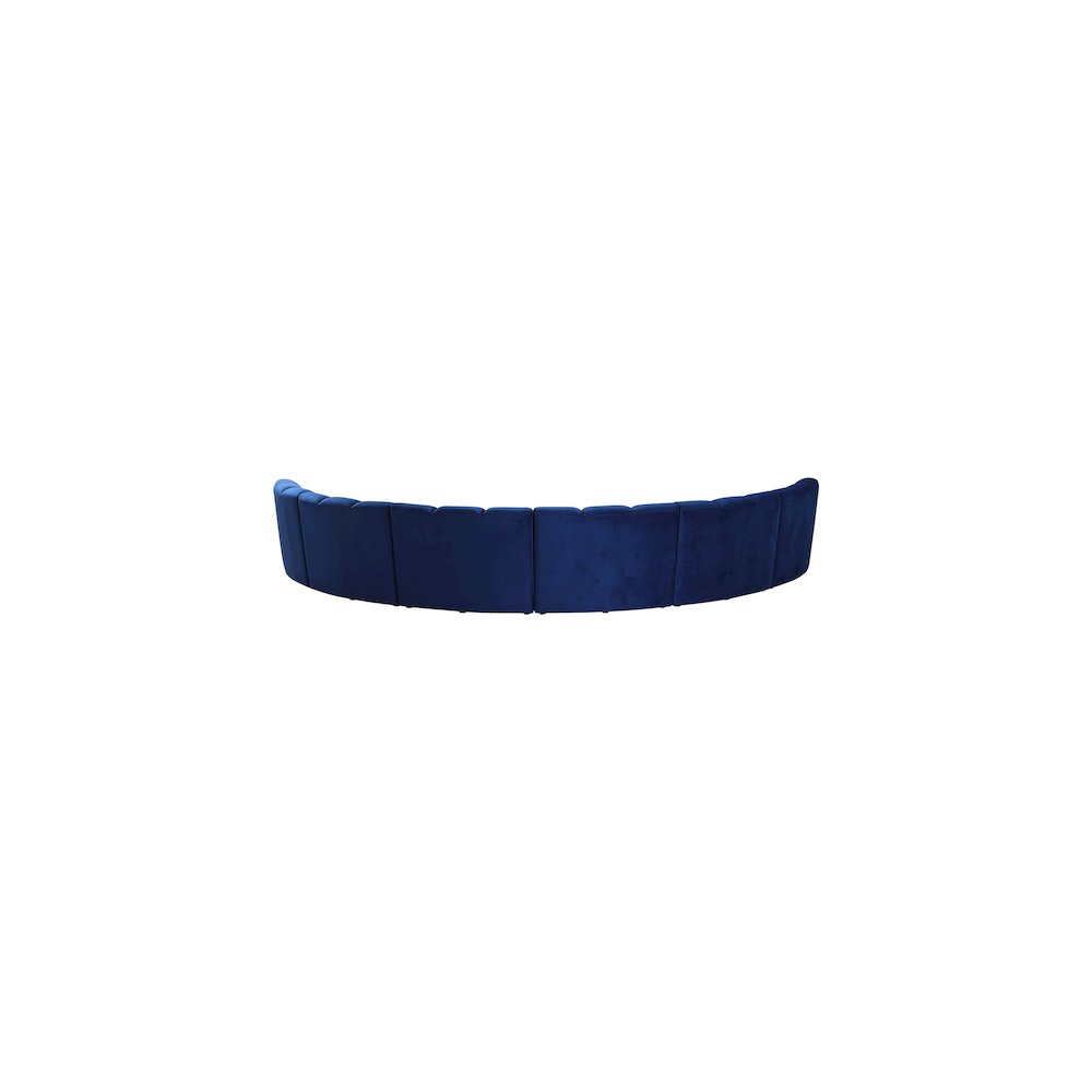 Infinity Navy Velvet 6pc. Modular Sectional. Picture 3