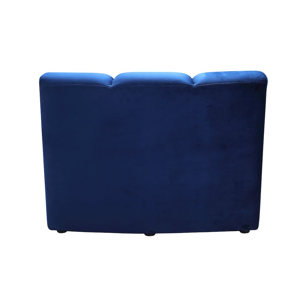 Infinity Navy Velvet Modular Chair. Picture 3