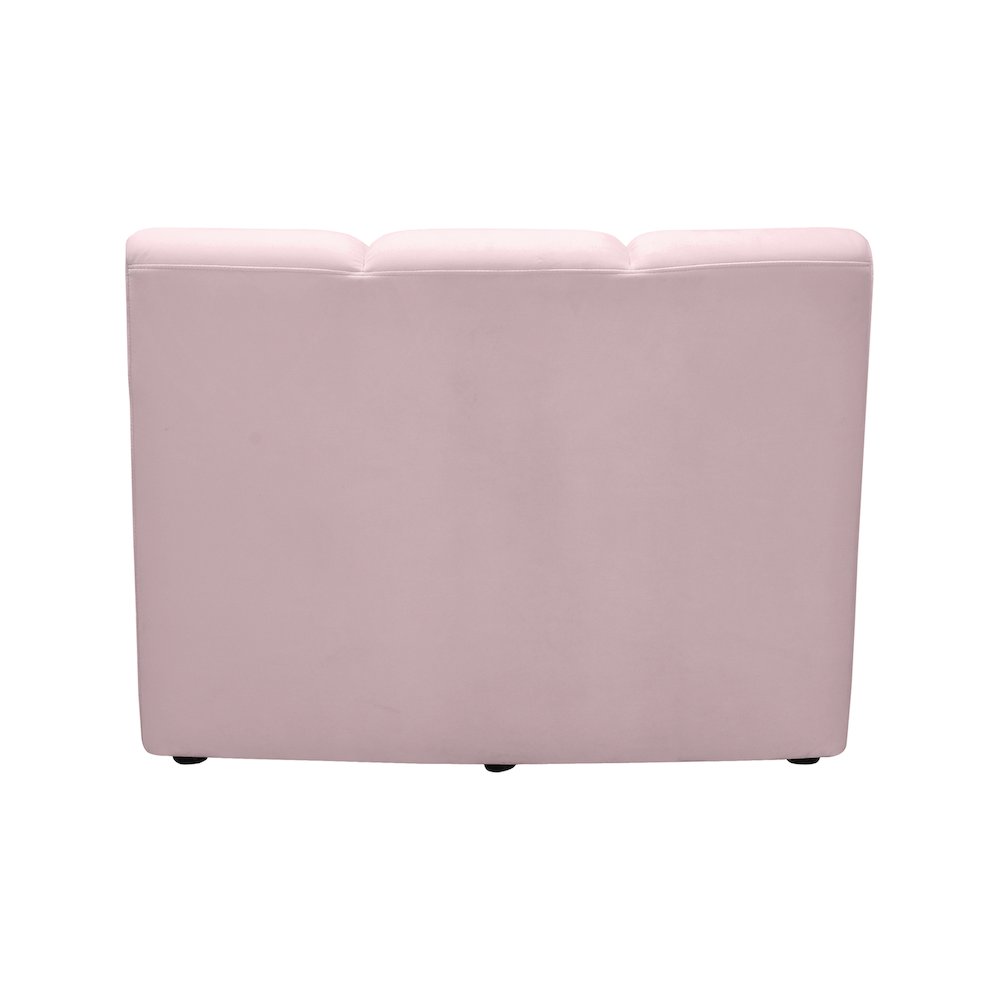 Infinity Pink Velvet Modular Chair. Picture 3
