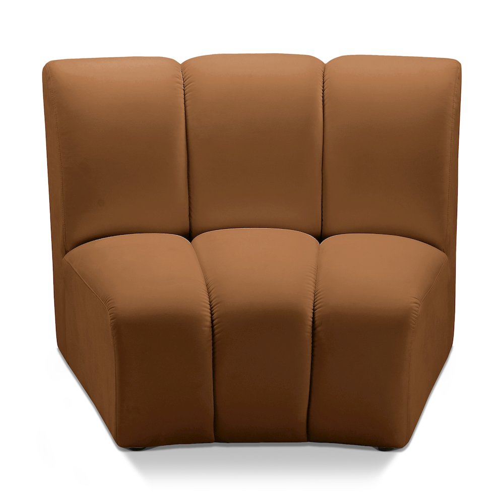 Infinity Saddle Velvet Modular Chair. Picture 1