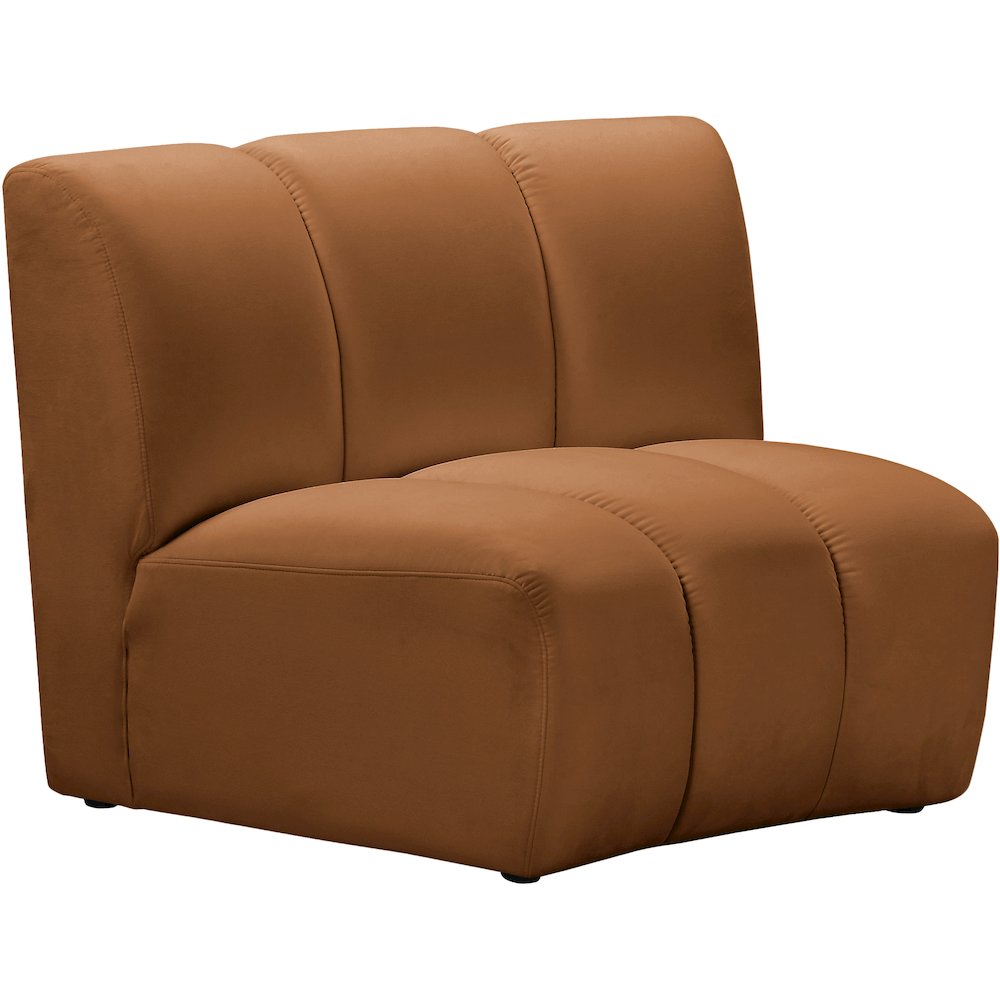 Infinity Saddle Velvet Modular Chair. Picture 2