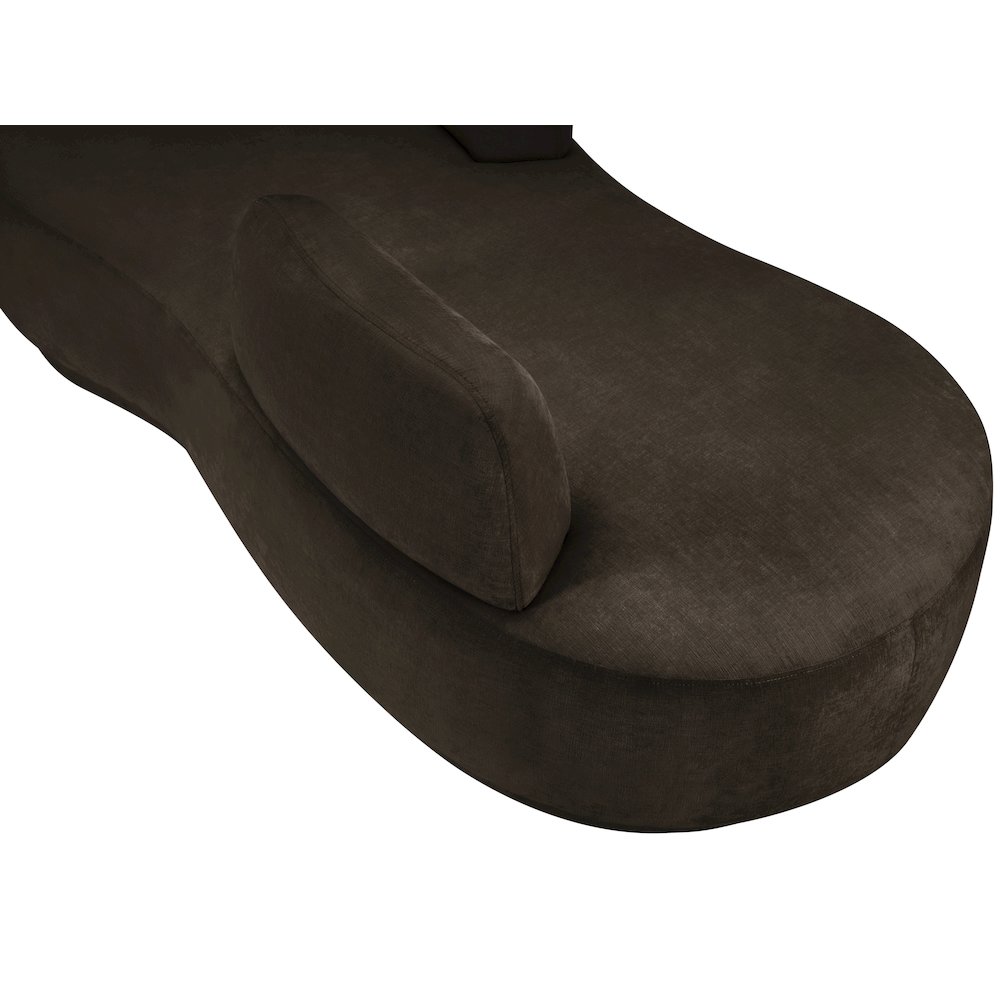 Argyle Brown Chenille Fabric Chaise/Loveseat. Picture 7