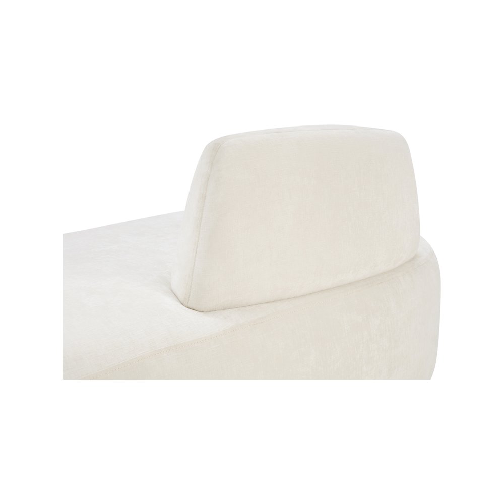 Argyle Cream Chenille Fabric Chaise/Loveseat. Picture 9