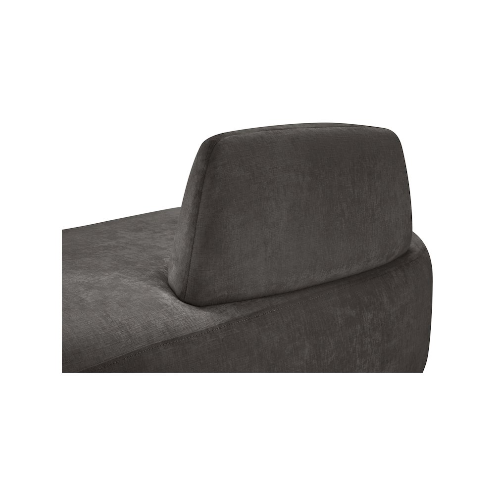 Argyle Grey Chenille Fabric Chaise/Loveseat. Picture 9