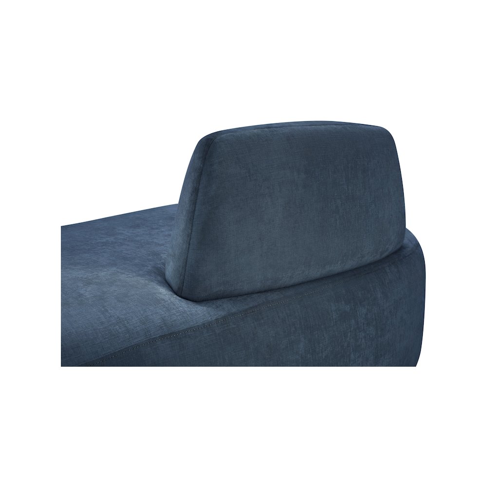 Argyle Light Blue Chenille Fabric Chaise/Loveseat. Picture 9