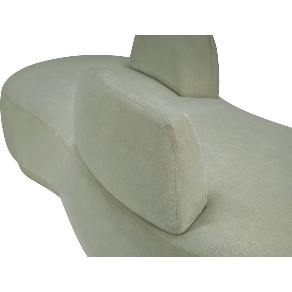 Argyle Mint Chenille Fabric Chaise/Loveseat. Picture 10