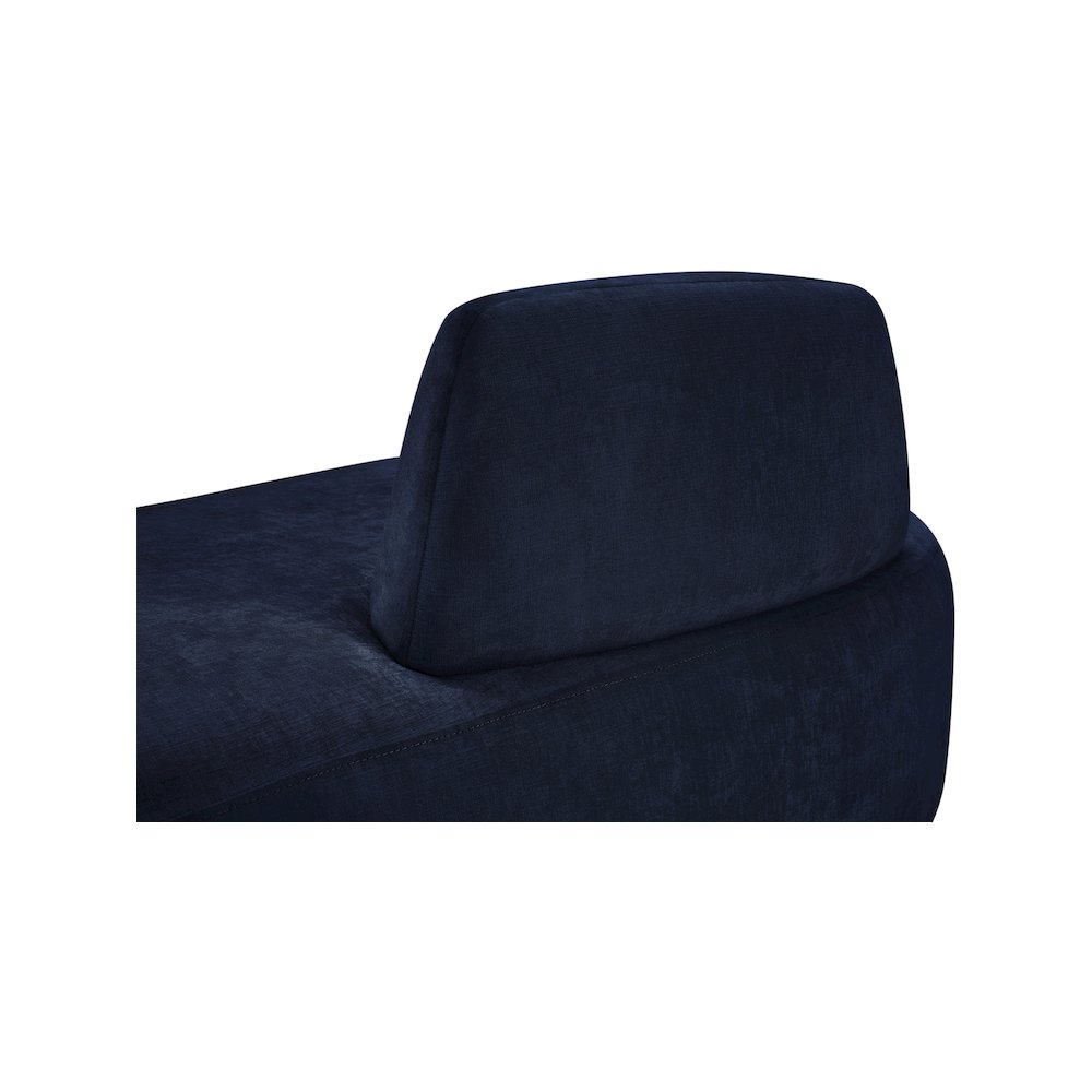Argyle Navy Chenille Fabric Chaise/Loveseat. Picture 9