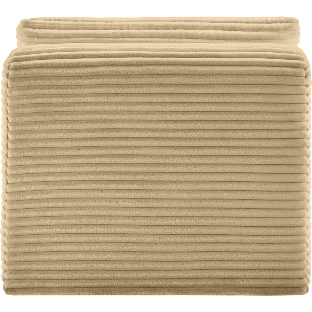 Shaggy Camel Corduroy Performance Fabric Armless Chair. Picture 4
