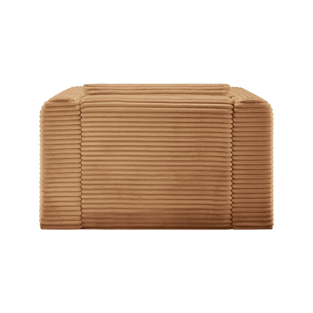 Shaggy Saddle Corduroy Performance Fabric Arm Chair. Picture 4