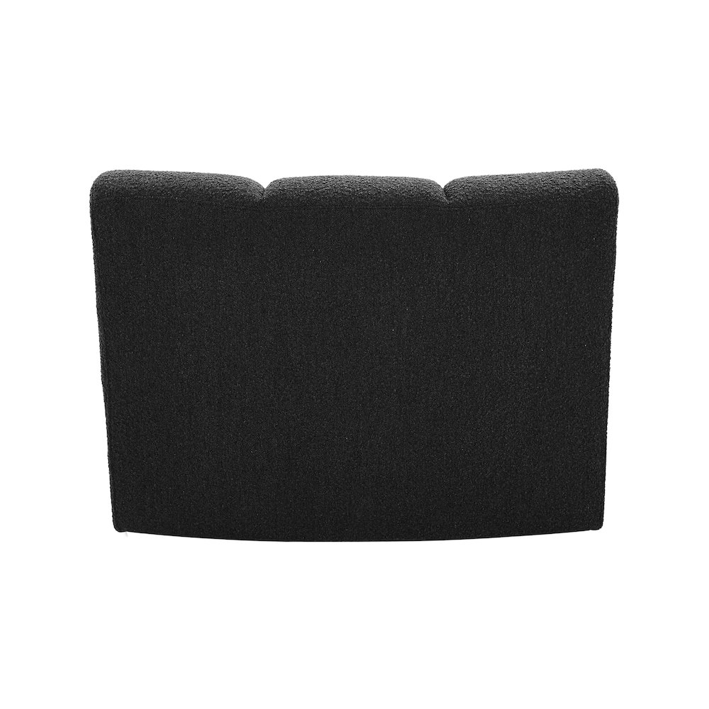 Infinity Black Boucle Fabric Modular Chair. Picture 3