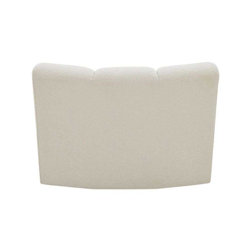 Infinity Cream Boucle Fabric Modular Chair. Picture 3