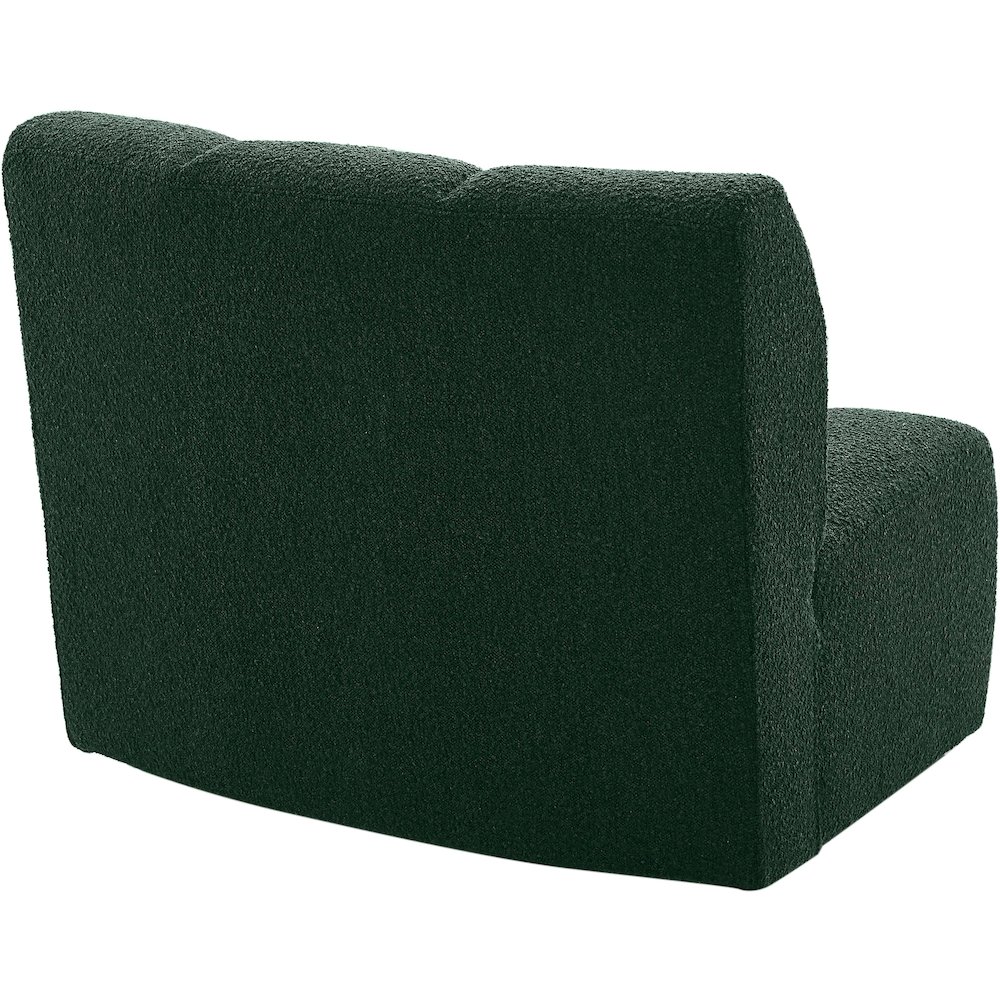 Infinity Green Boucle Fabric Modular Chair. Picture 4