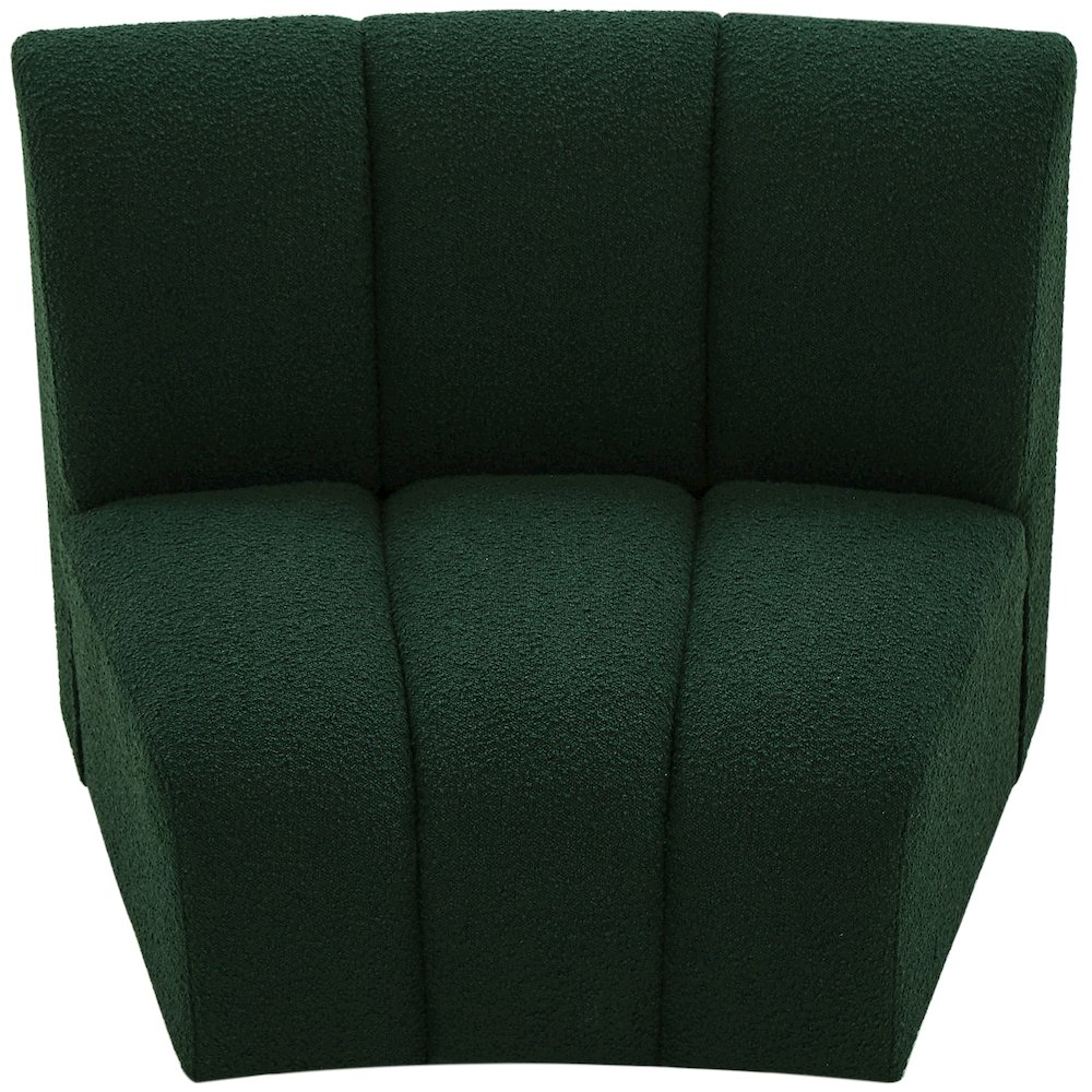 Infinity Green Boucle Fabric Modular Chair. Picture 5