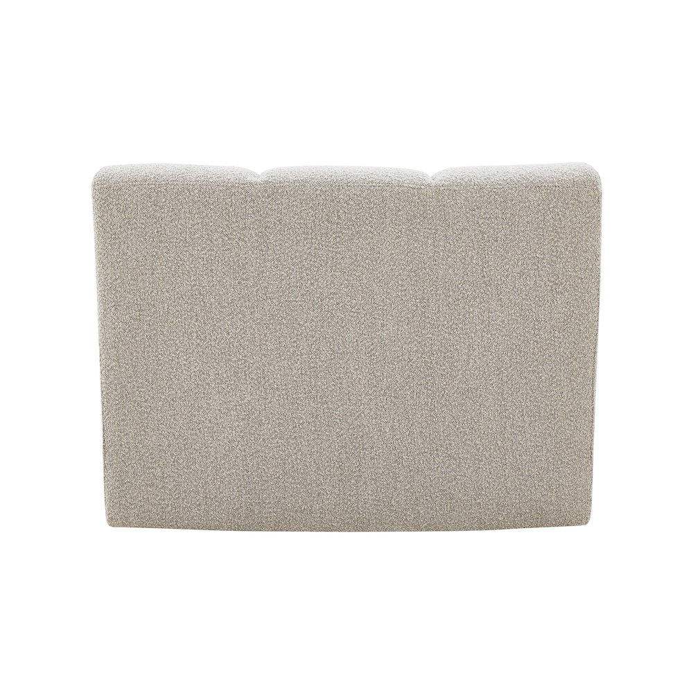 Infinity Brown Boucle Fabric Modular Chair. Picture 3