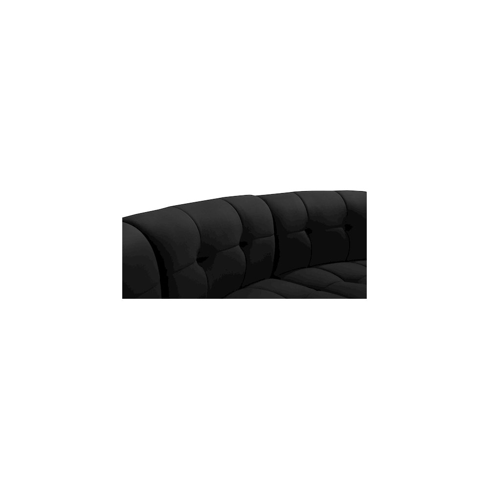 Limitless Black Velvet 9pc. Modular Sectional. Picture 5