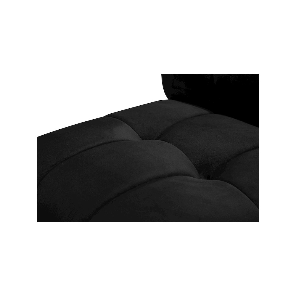 Limitless Black Velvet Modular Chair. Picture 10