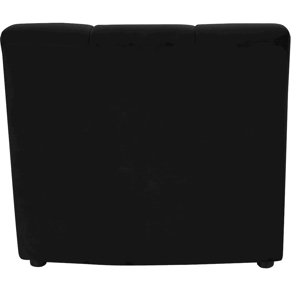 Limitless Black Velvet Modular Chair. Picture 3