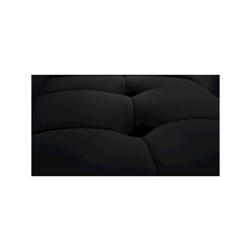 Limitless Black Velvet Modular Chair. Picture 7