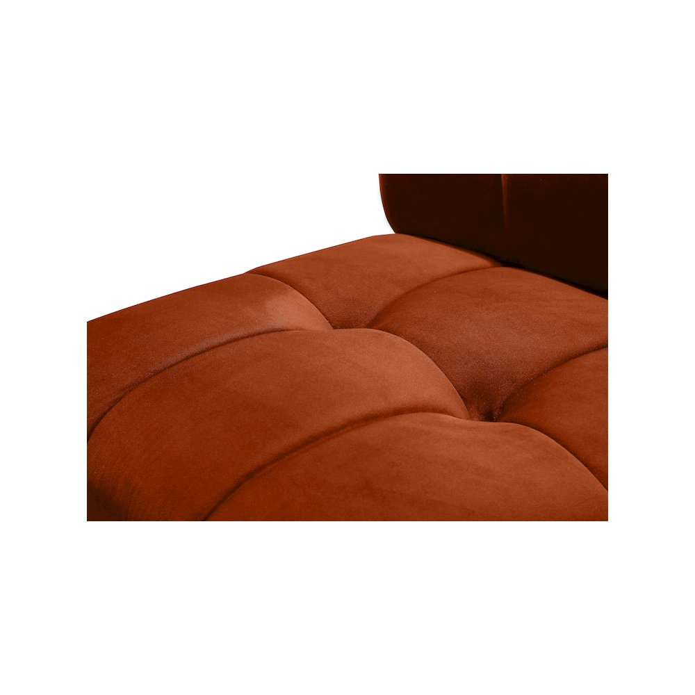 Limitless Cognac Velvet Modular Chair. Picture 10