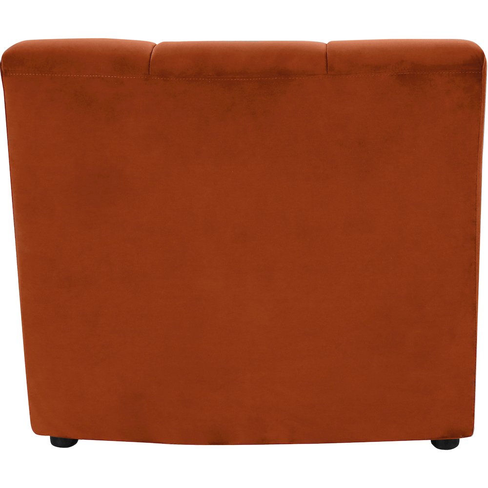 Limitless Cognac Velvet Modular Chair. Picture 3