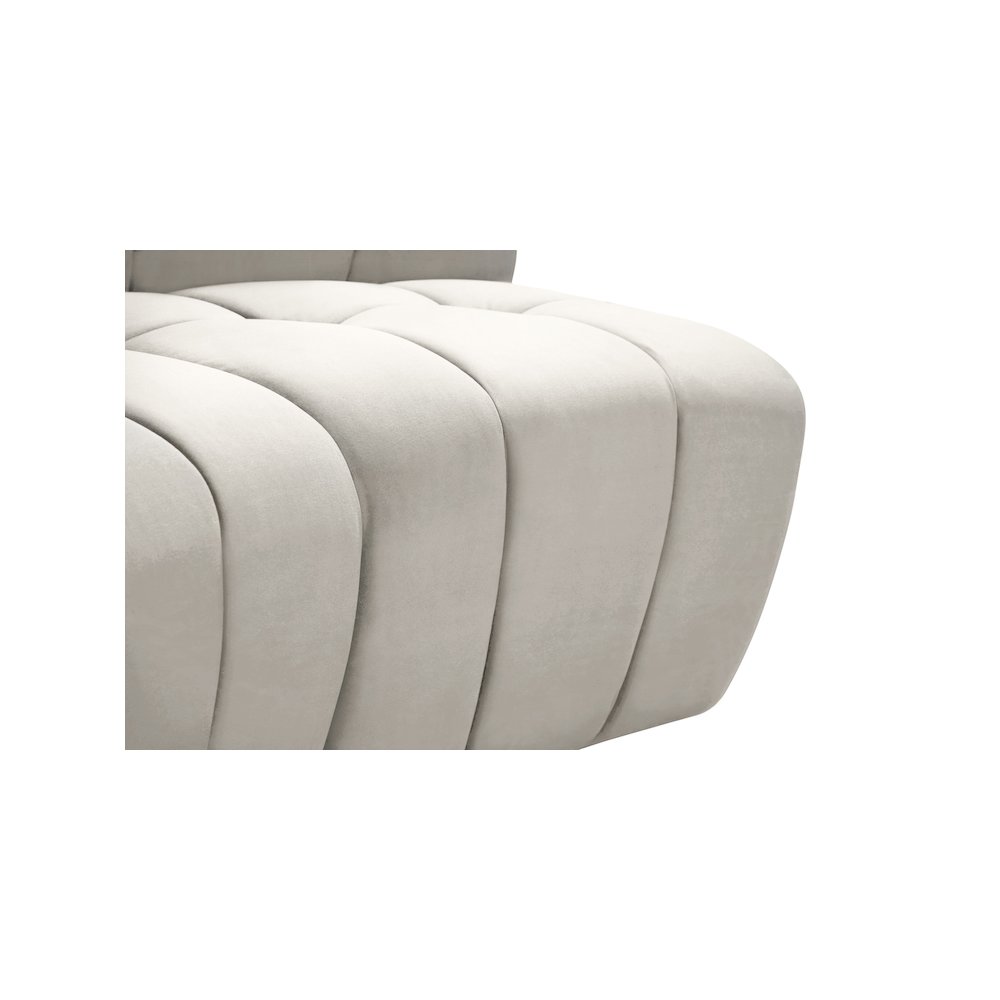 Limitless Cream Velvet 7pc. Modular Sectional. Picture 11