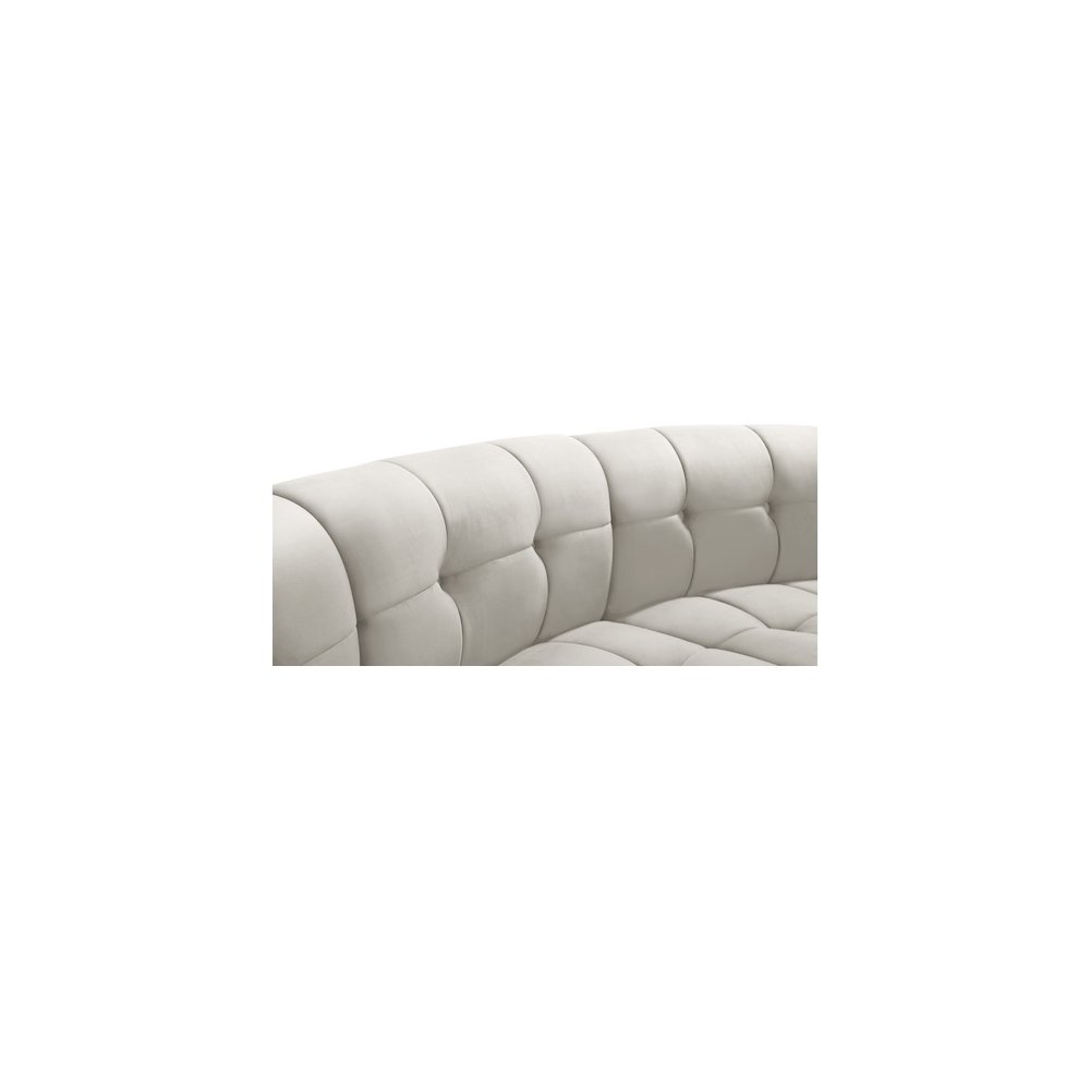 Limitless Cream Velvet 7pc. Modular Sectional. Picture 5
