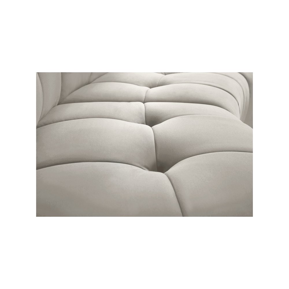 Limitless Cream Velvet 7pc. Modular Sectional. Picture 7