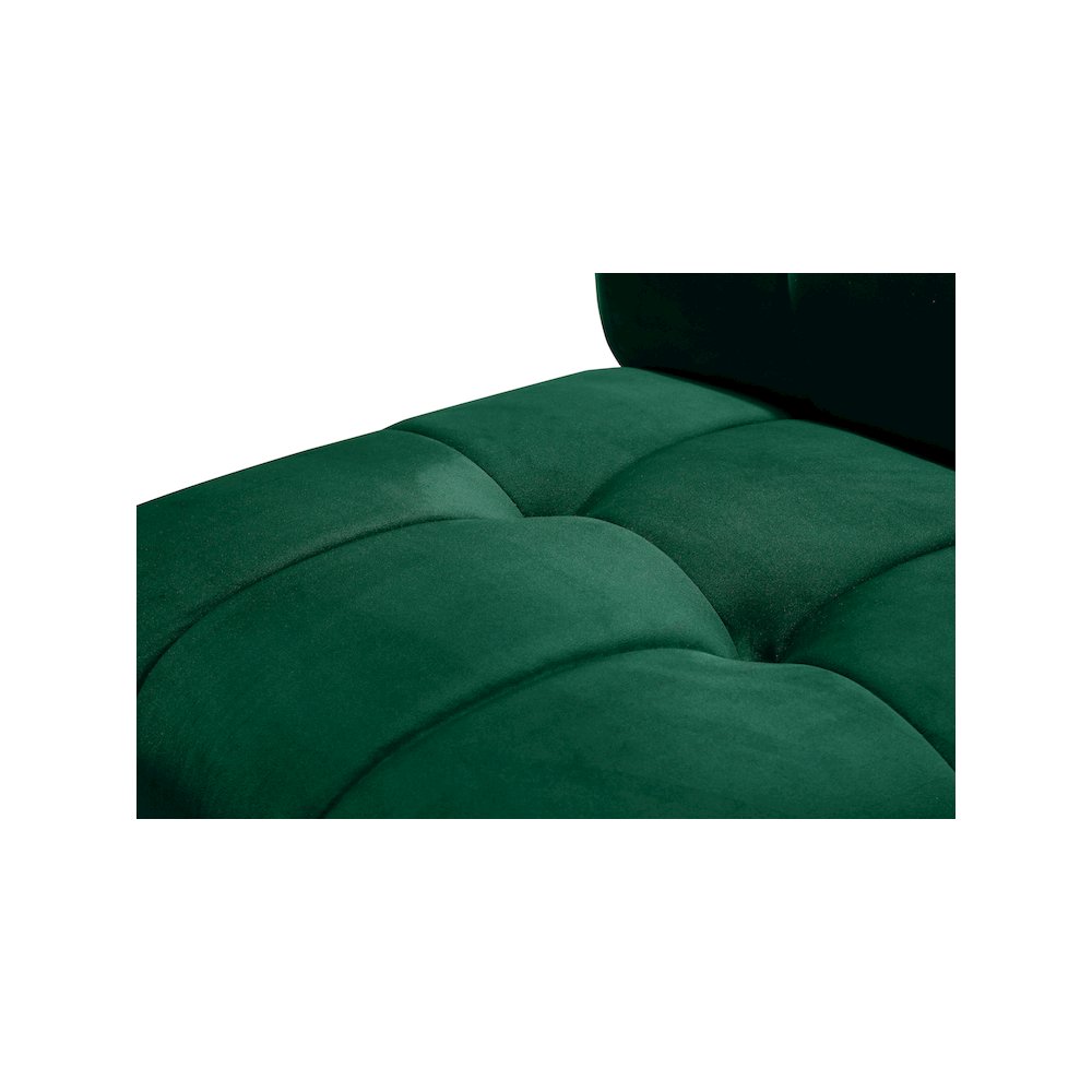 Limitless Green Velvet Modular Chair. Picture 10