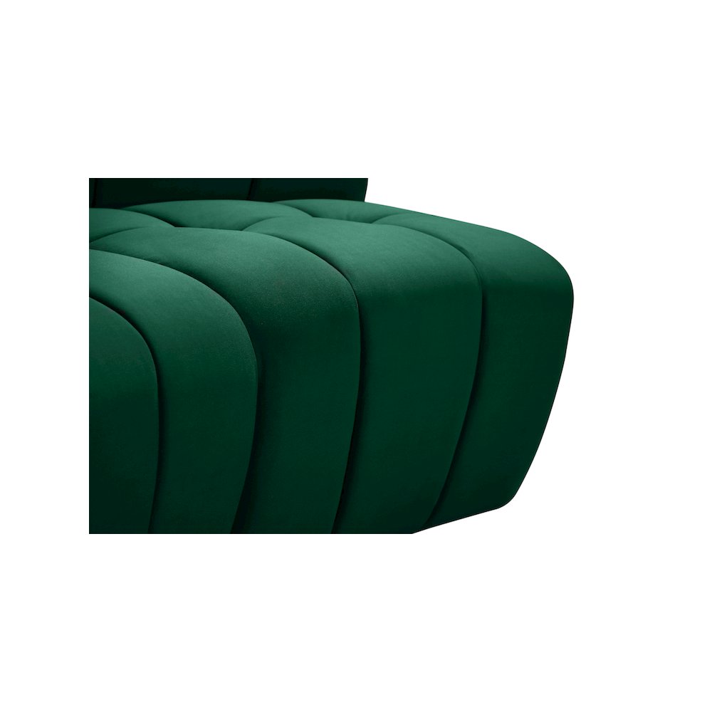 Limitless Green Velvet Modular Chair. Picture 11