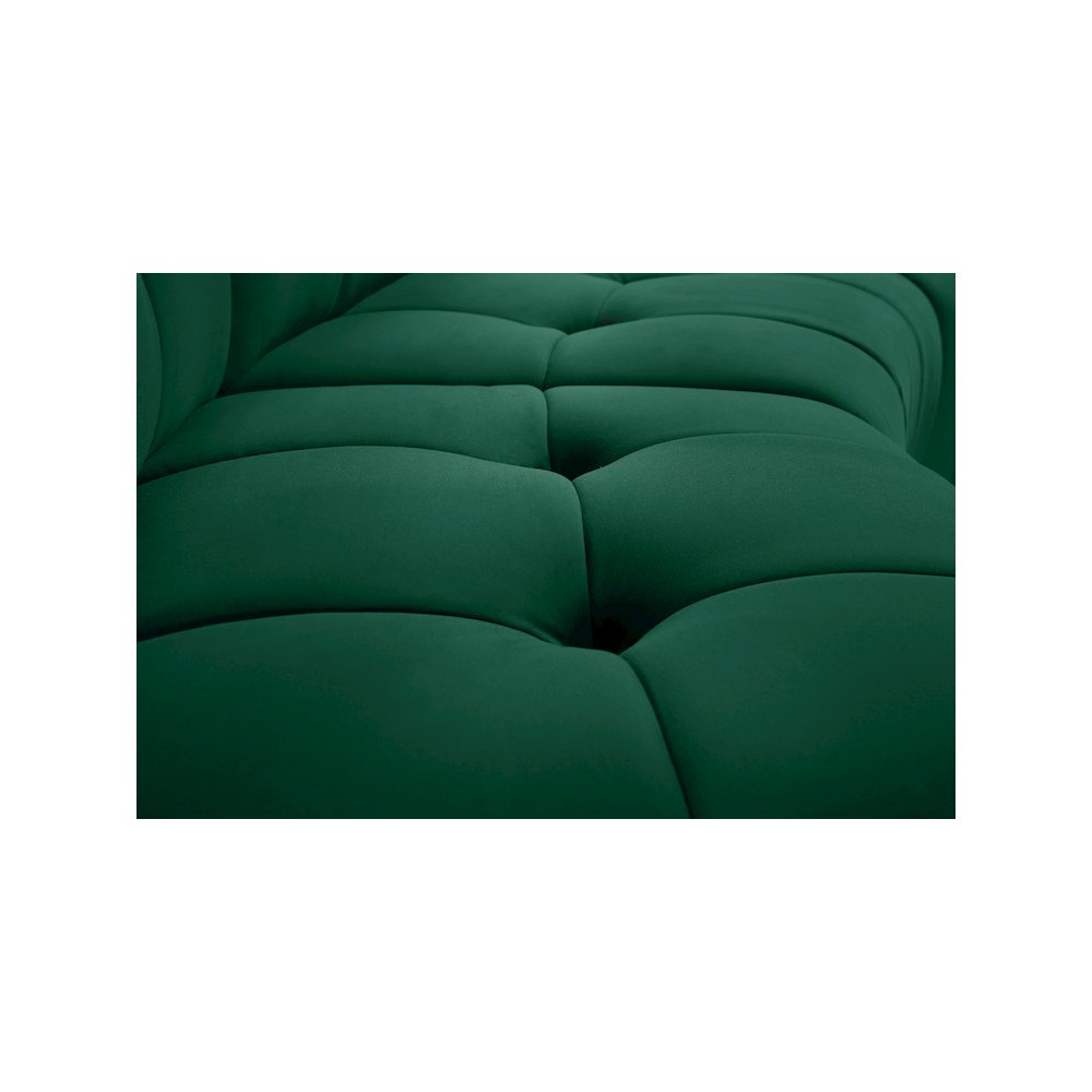 Limitless Green Velvet Modular Chair. Picture 7