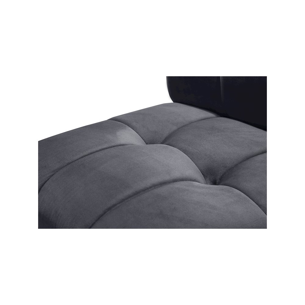 Limitless Grey Velvet 5pc. Modular Sectional. Picture 10