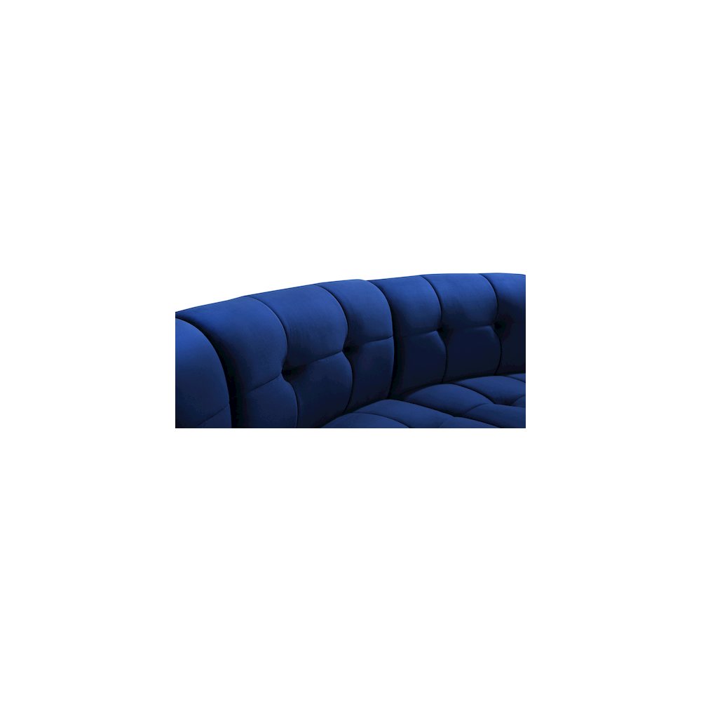 Limitless Navy Velvet 10pc. Modular Sectional. Picture 5