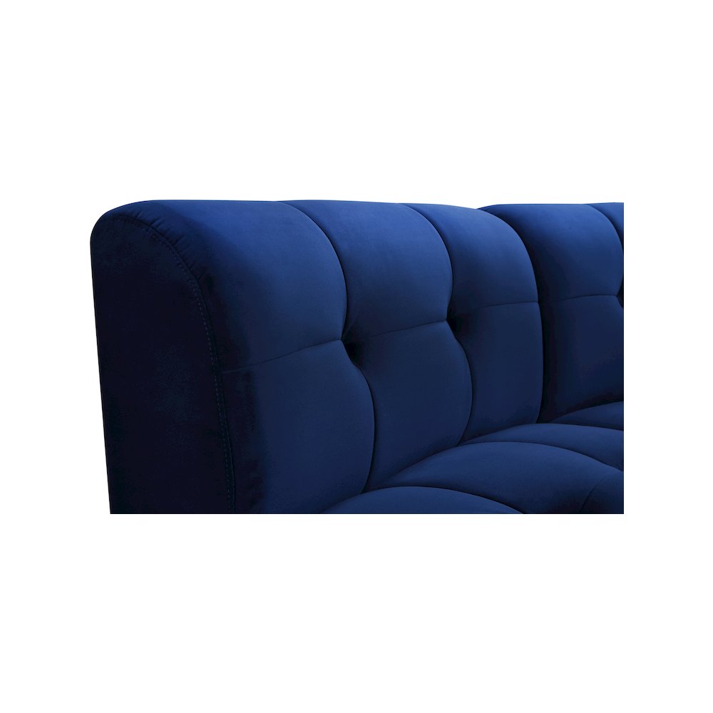Limitless Navy Velvet 10pc. Modular Sectional. Picture 8