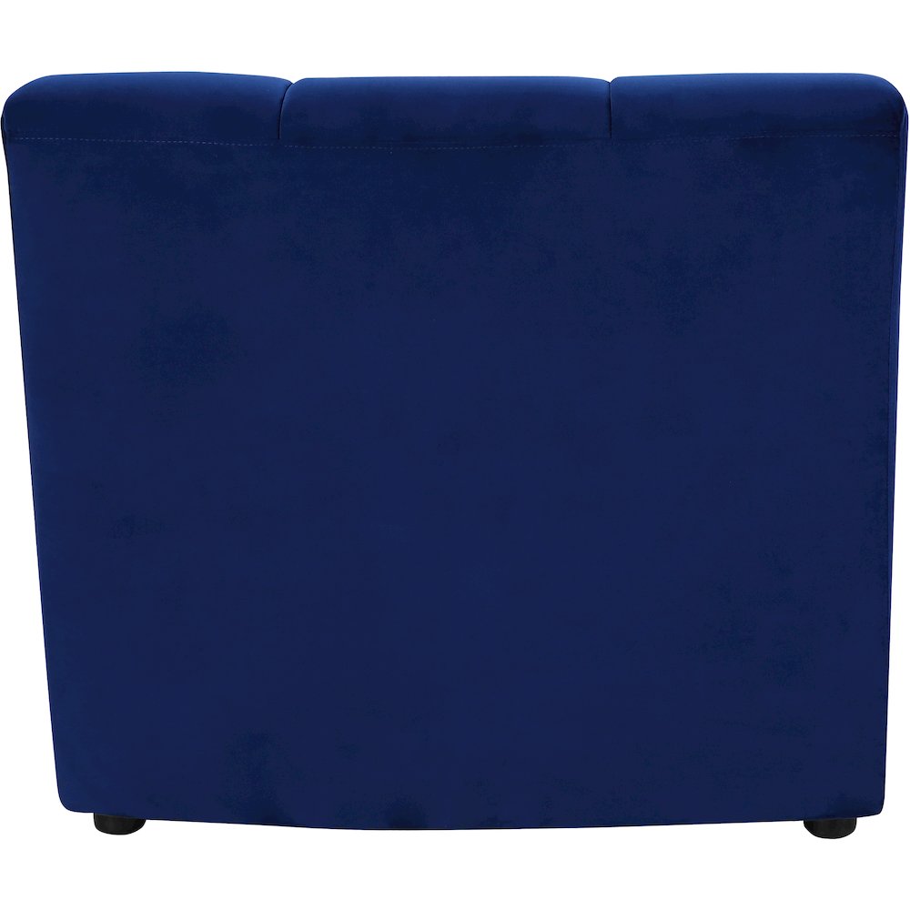 Limitless Navy Velvet Modular Chair. Picture 3