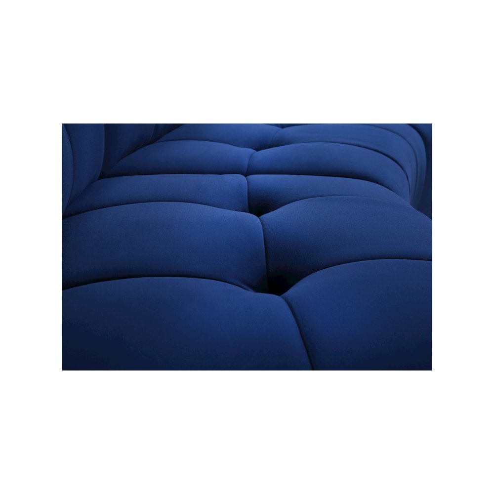 Limitless Navy Velvet Modular Chair. Picture 7