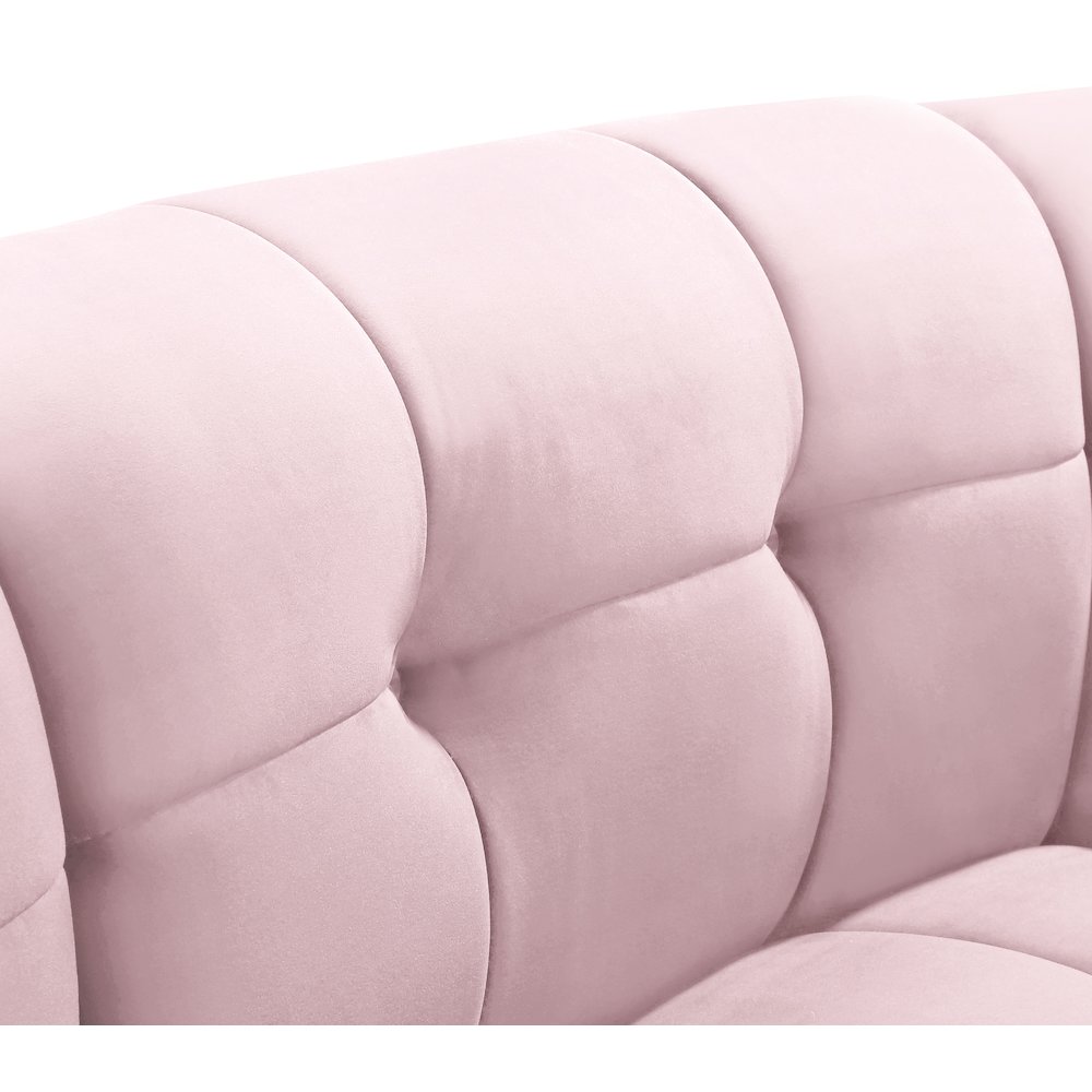 Limitless Pink Velvet Modular Chair. Picture 5