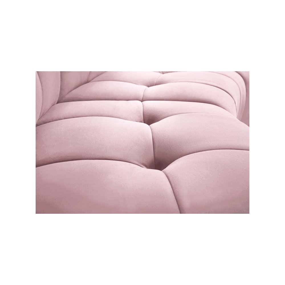Limitless Pink Velvet Modular Chair. Picture 7