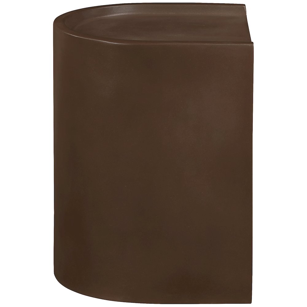 Avenda Brown Concrete Indoor/Outdoor End Table. Picture 8
