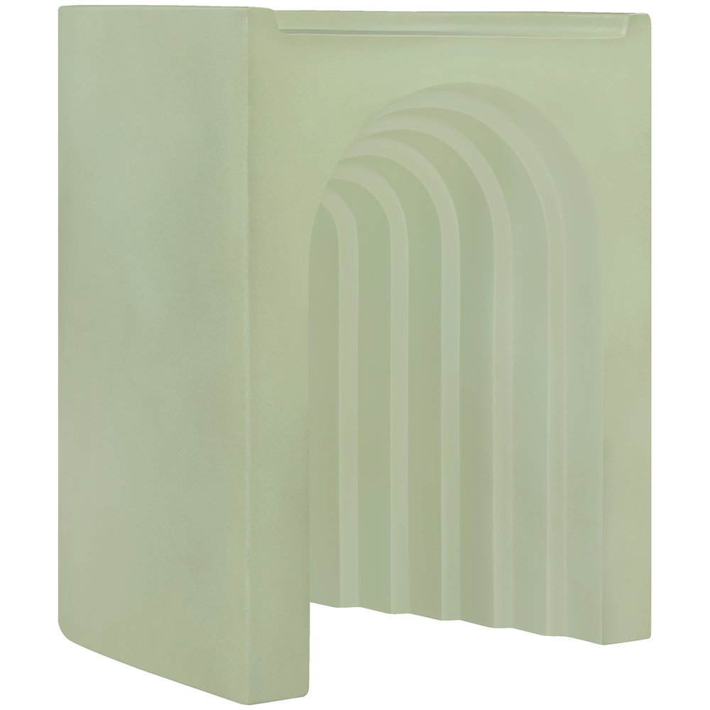 Avenda Green Concrete Indoor/Outdoor End Table. Picture 5