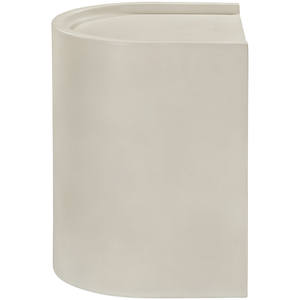 Avenda Taupe Concrete Indoor/Outdoor End Table. Picture 8