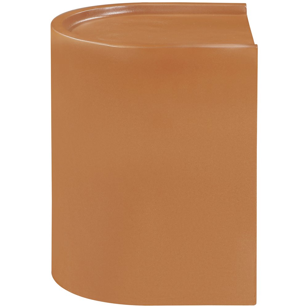 Avenda Terracotta Concrete Indoor/Outdoor End Table. Picture 8