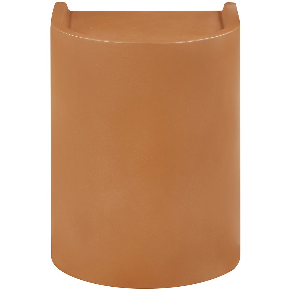Avenda Terracotta Concrete Indoor/Outdoor End Table. Picture 3