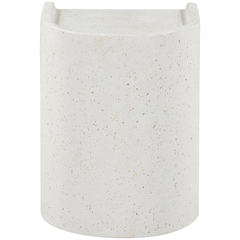 Avenda Terrazzo Concrete Indoor/Outdoor End Table. Picture 3