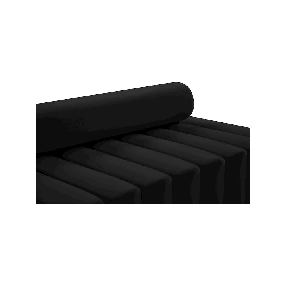 Melody Black Velvet Chair. Picture 6