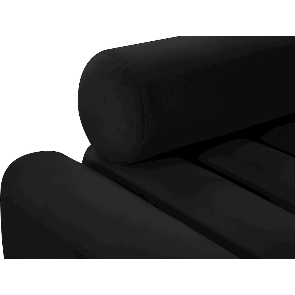 Melody Black Velvet Chair. Picture 8