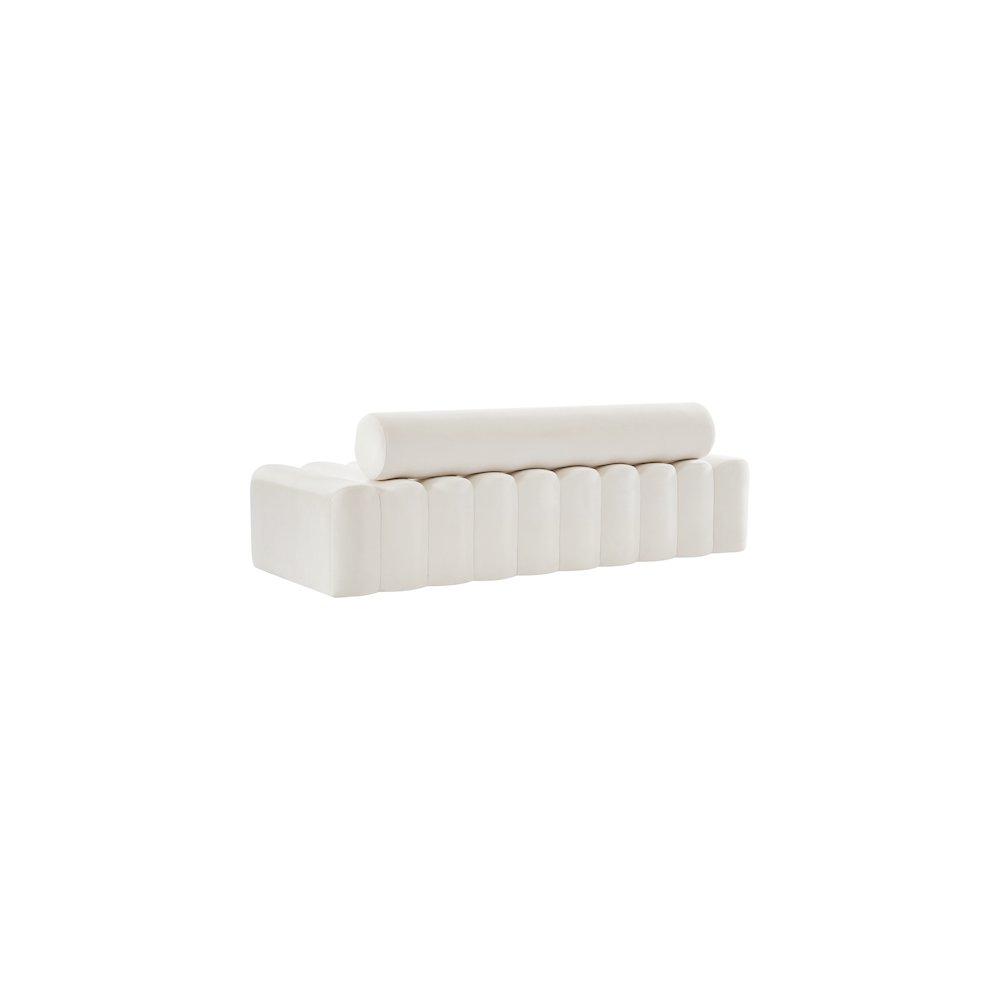 Melody Cream Velvet Sofa. Picture 2