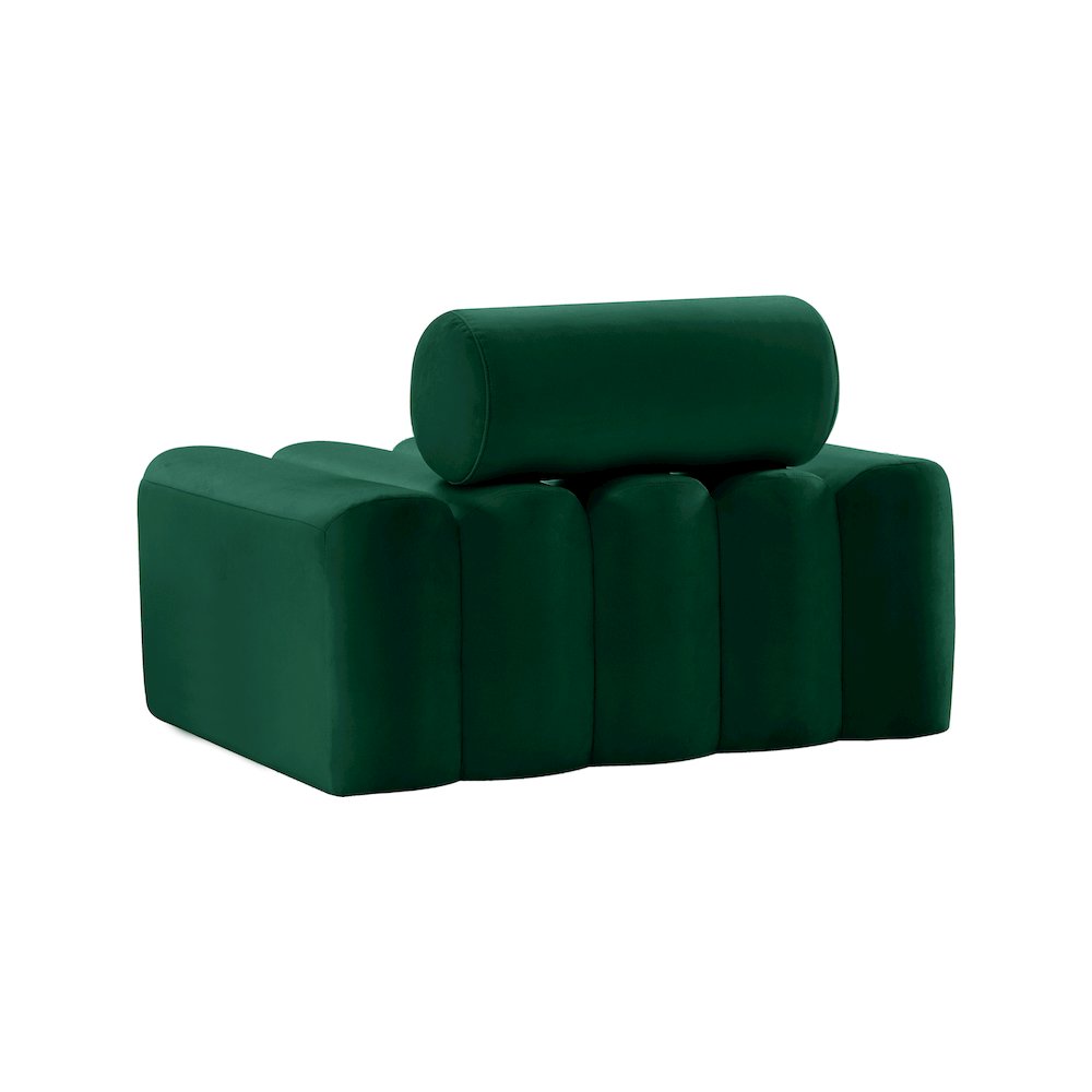 Melody Green Velvet Chair. Picture 2