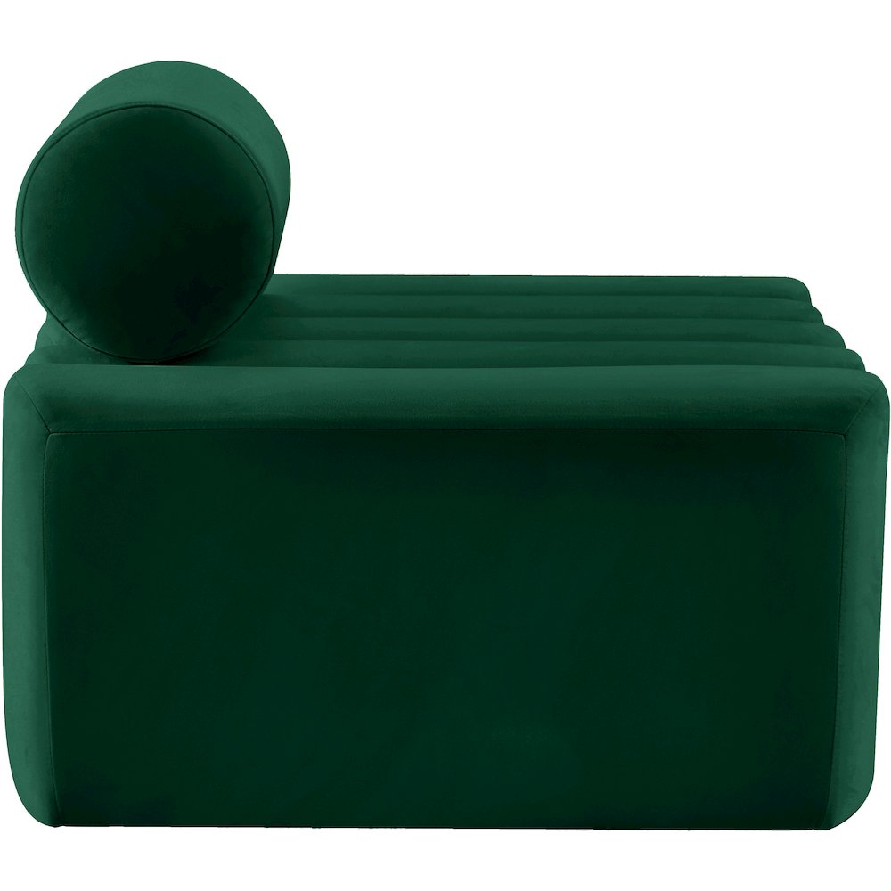 Melody Green Velvet Chair. Picture 3