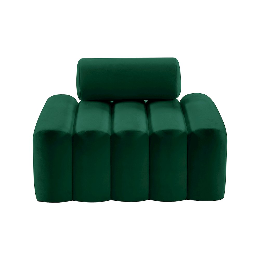 Melody Green Velvet Chair. Picture 4